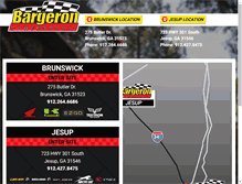 Tablet Screenshot of bargeronpowersports.com